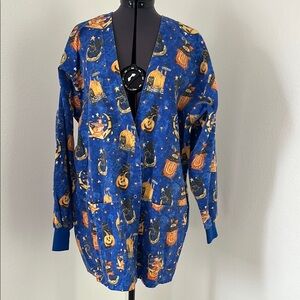 Festive Blue Halloween Shirt